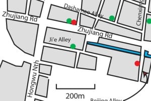Nanjing Street map