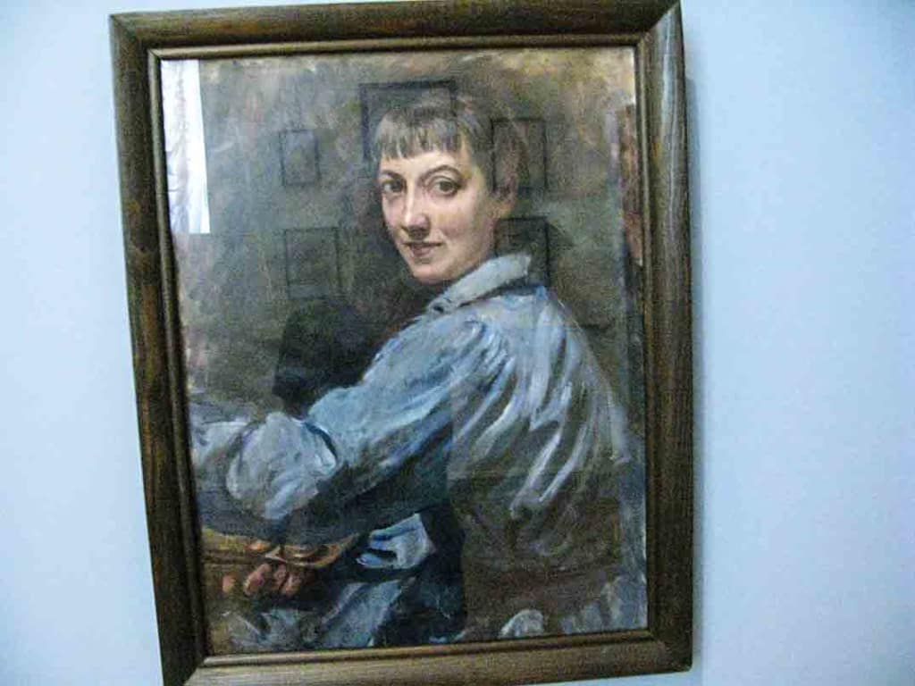 Self portrait of Zinaida Serebriakova, 1946, State Russian Museum in St Petersburg,
