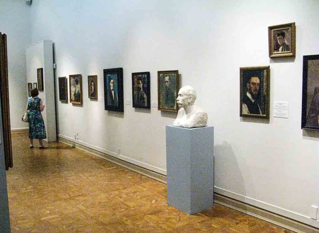 The exhibition of Self-Portraits 'My Own Self' at the State Russian Museum in St Petersburg,