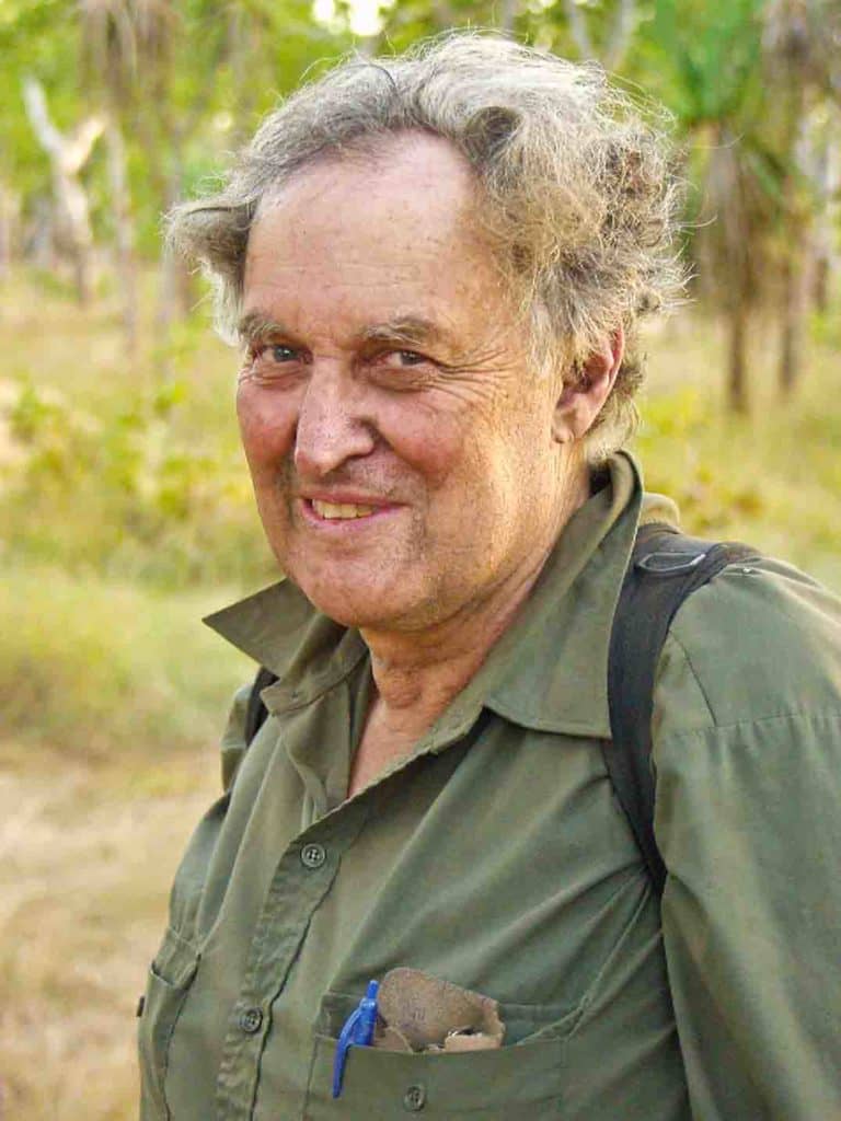 The extraordinary Grahame Walsh - an authority on Australian rock paintings.