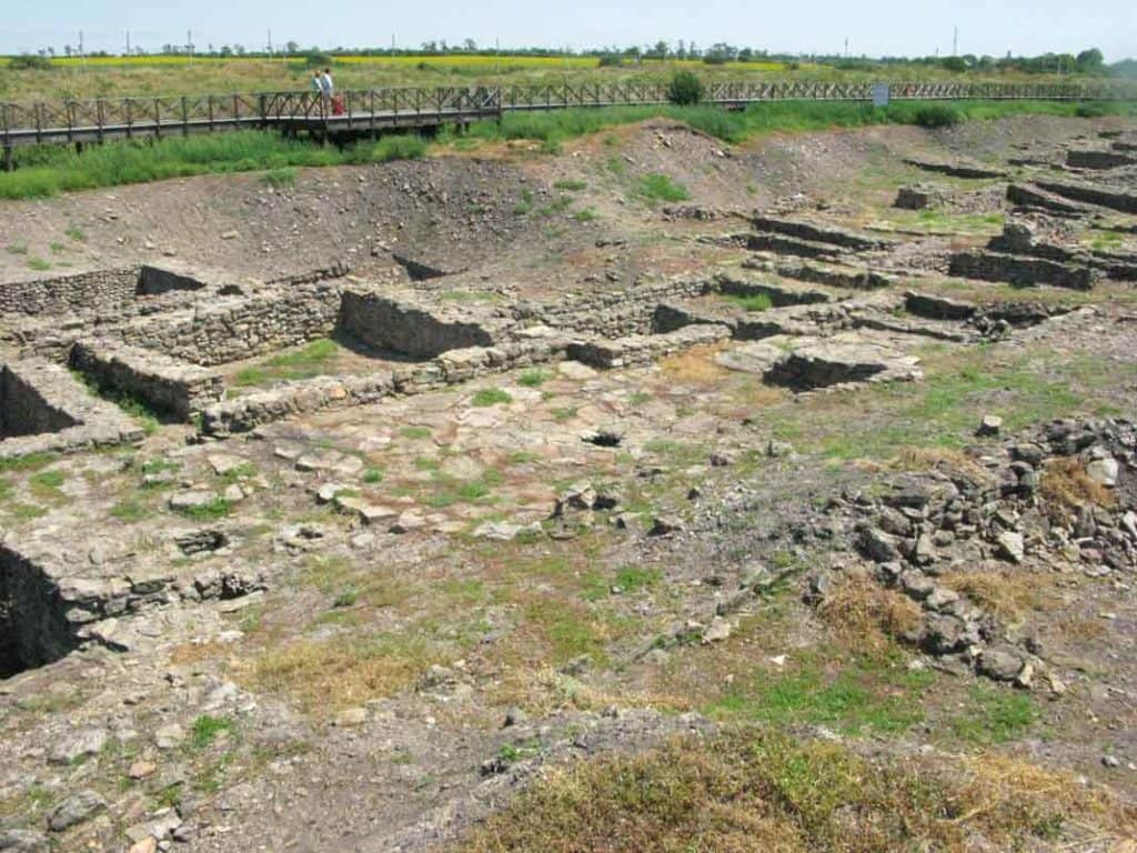 The ruins of Tanais, South Russia.