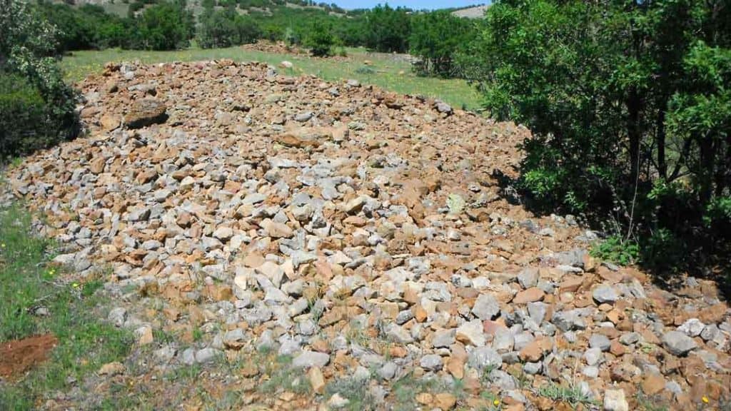 A huge pile of rocks. What was this?