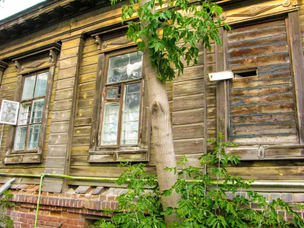 One of the many historic buildings in Old Tartarstan, Kazan.