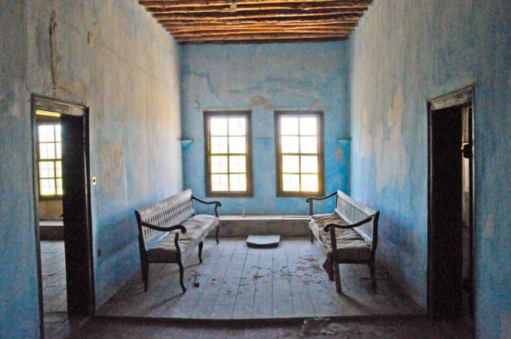 A ?waiting room in the empty Ottoman house, Develi.