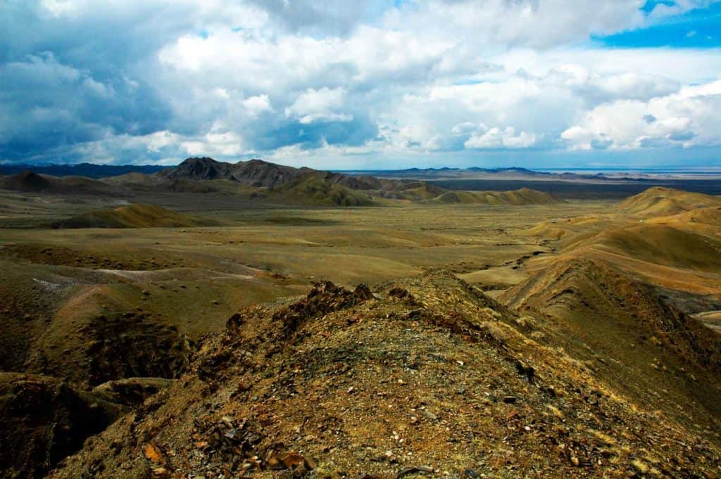 The country I wandered through, entirely alone, in Mongolia's far southwest border zone.