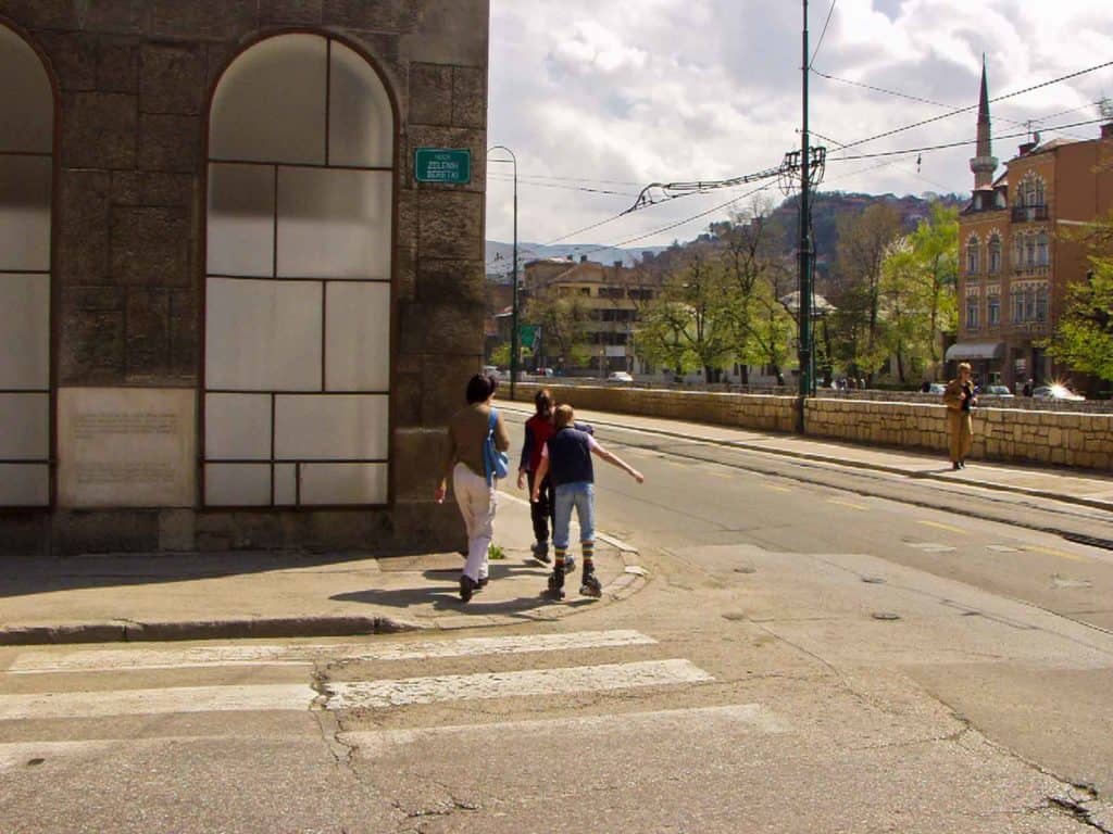 The corner in Sarajevo where the shots were fired that started the First World War - a mother of all Black Swans.