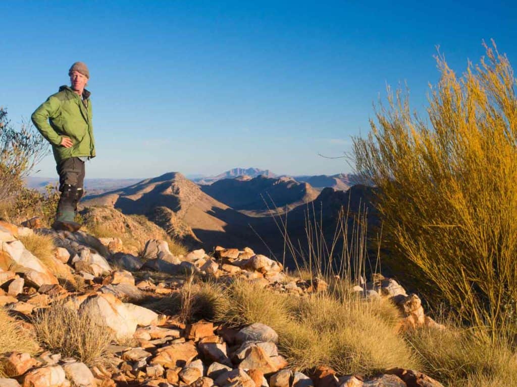 The view from Counts Point on the Larapinta Trail.