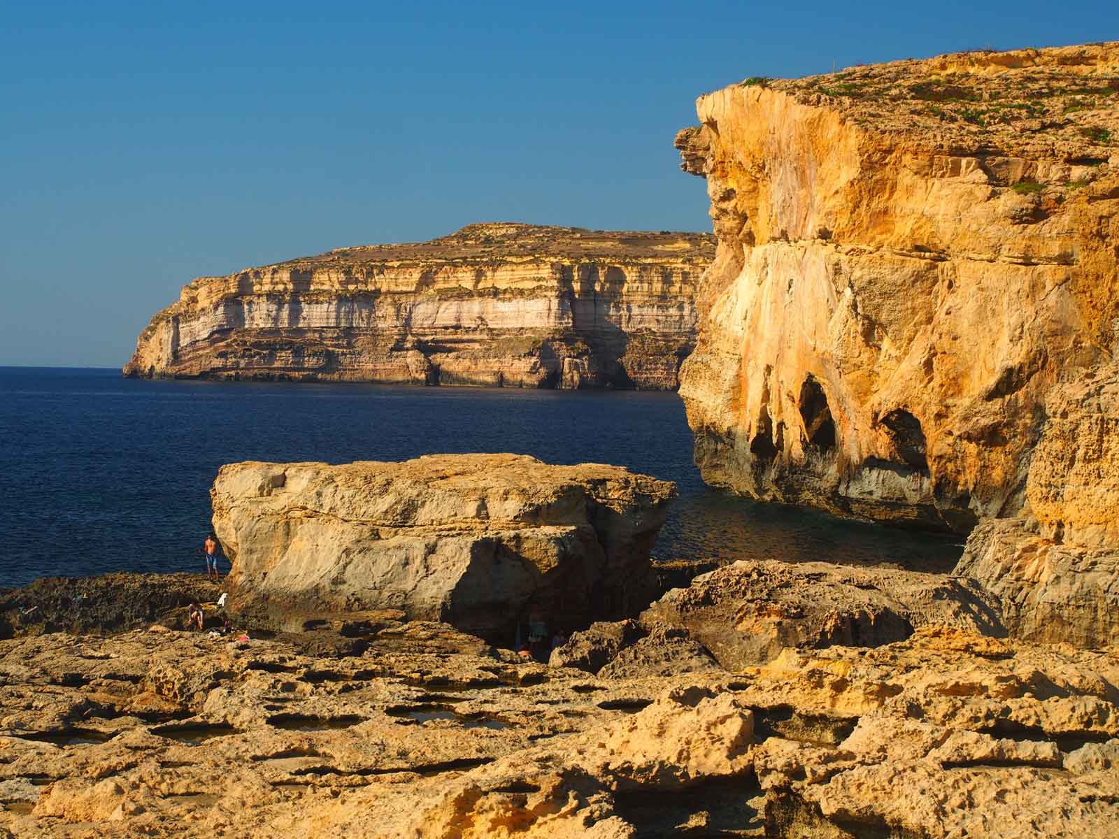 Limestone at Dwejra Point Malta